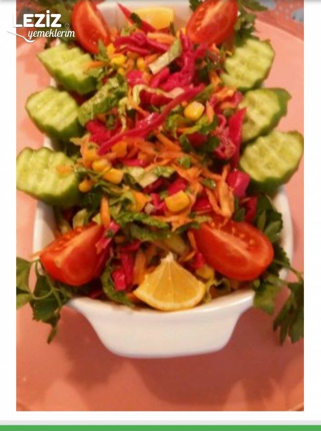 Mor Lahana Salatası Yapımı