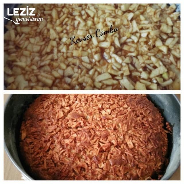 Kolay Elmalı Nefis Kek Tarifi