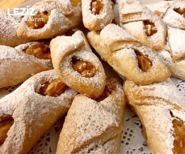 Margarinsiz Kek Gibi Yumuşacık Elmalı Kurabiye