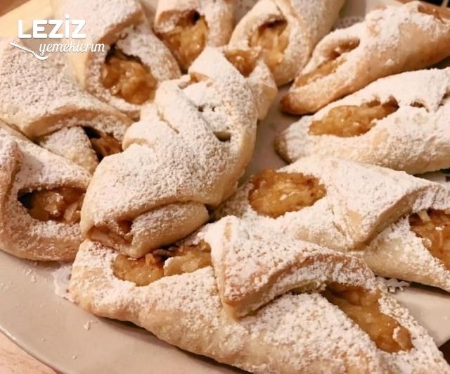 Margarinsiz Kek Gibi Yumuşacık Elmalı Kurabiye