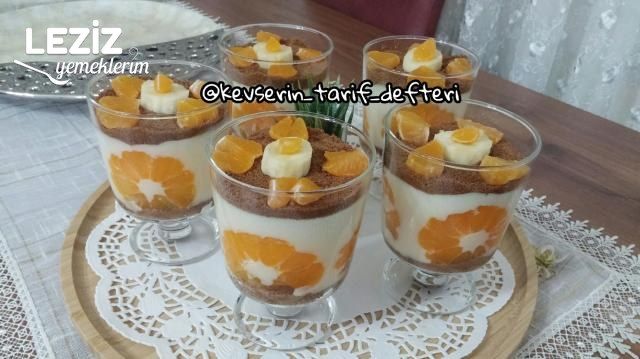 Mandalinalı Magnolia (Manolya) Tatlısı