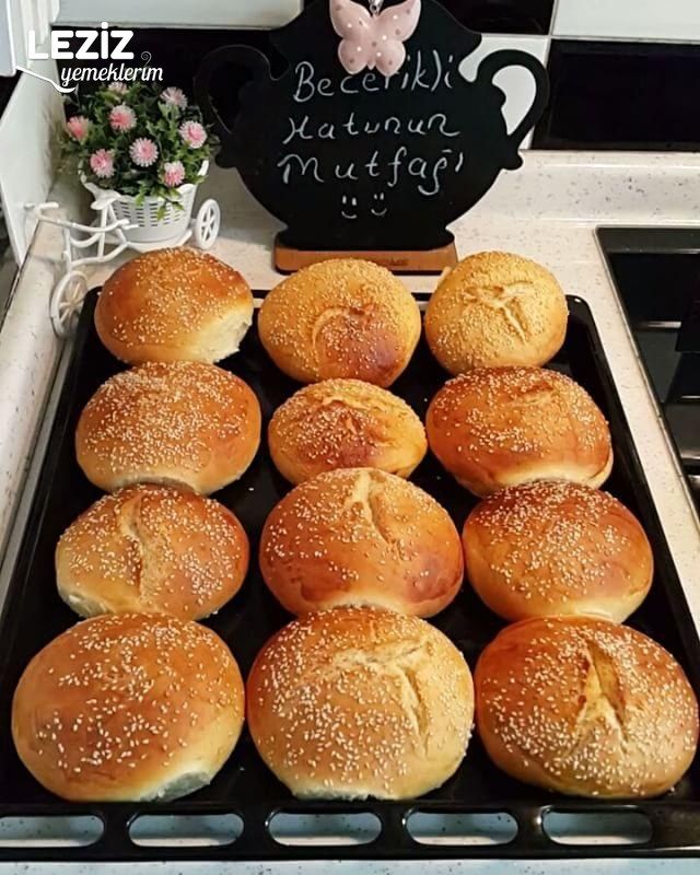 Ev Yapımı Hamburger Ekmeği Tarifi