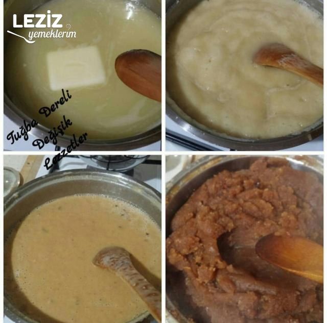 Yumuşacık Tam Ölçülü Un Helvası
