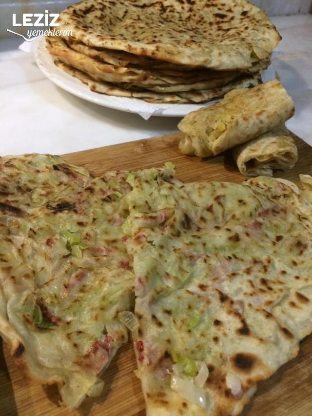 Pırasalı Patatesli Gözleme