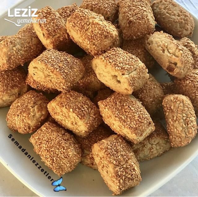 Tahinli Susamlı Kurabiye
