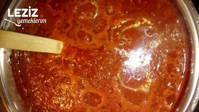Yağ Eritmek İçin Domates Biberli Karışım