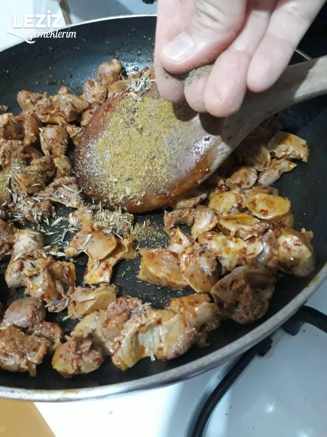 Tavuk Taşlık Kavurma