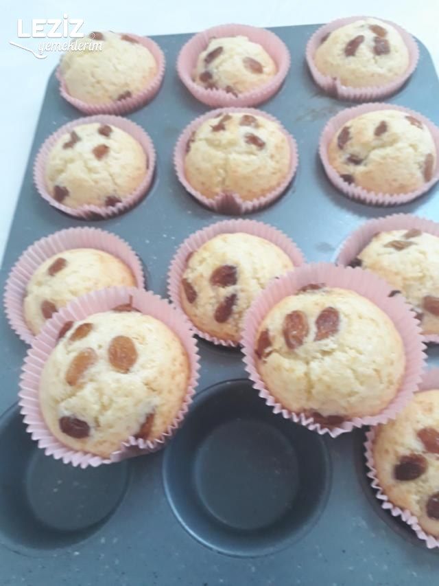 Limonlu Üzümlü Muffin
