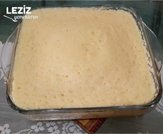 Mikrodalgada 8 Dakikada Şeftalili Sünger Kek