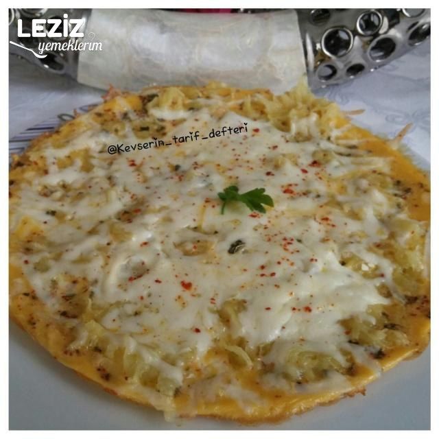 Kahvaltılık Patatesli Kaşarlı Omlet