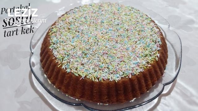 Portakal Soslu Tart Kek Tarifi