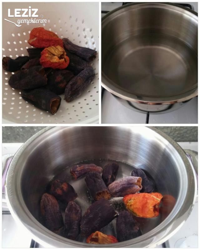 Antep Usulü Kuru Dolma (Biber, Patlıcan)