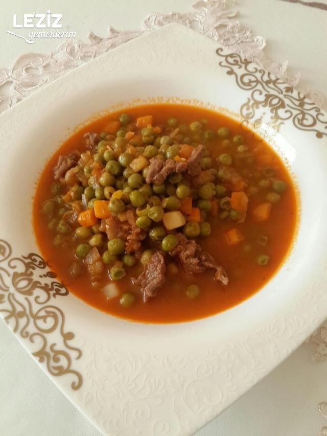 Etli Bezelye Yemeği Tarifi