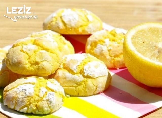 Limonlu Çatlak Kurabiye Yapımı