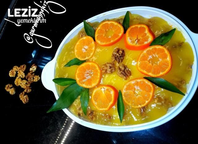 Kedi Dilli Portakallı Pasta