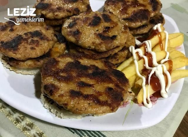 Tavuk Burger Köftesi