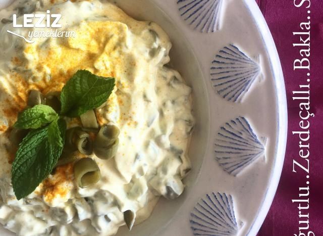 Yoğurtlu Zerdeçallı Bakla Salatası