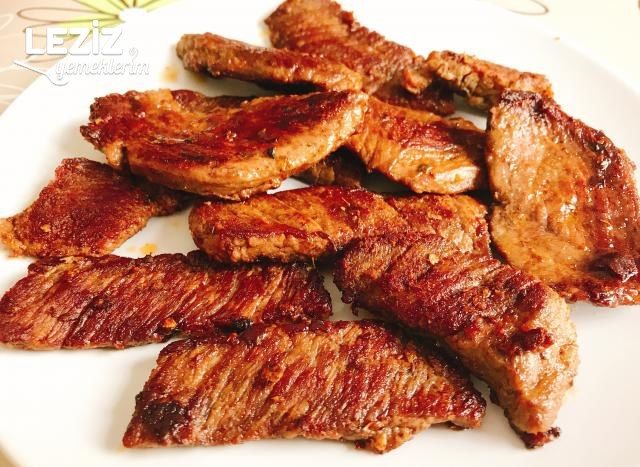 Mangal Tadında Tavada Et Pişirme