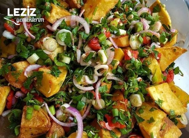 Patates Salatası (Kızartarak)