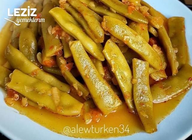 Taze Fasulye Yemeği (Sarımsaklı)