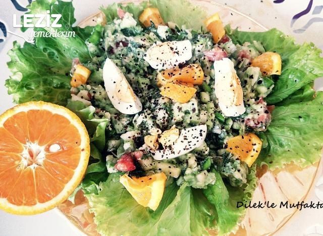 Portakallı Avokado Salatası