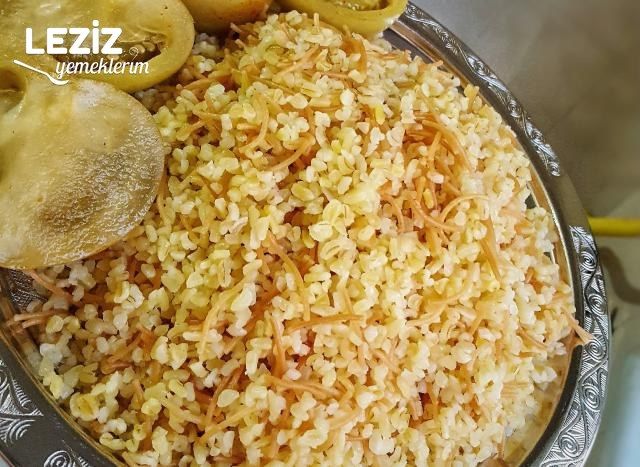 Tel Şehriyeli Bulgur Pilavı Tarifi