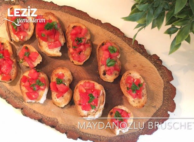 Maydanozlu Bruschetta