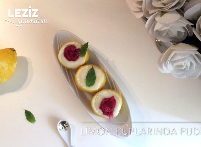 Limon Kuplarında Puding