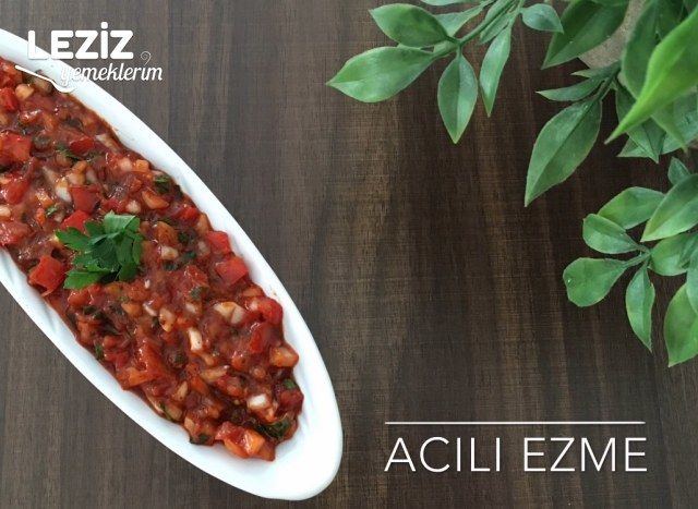 Acılı Ezme Tarifi