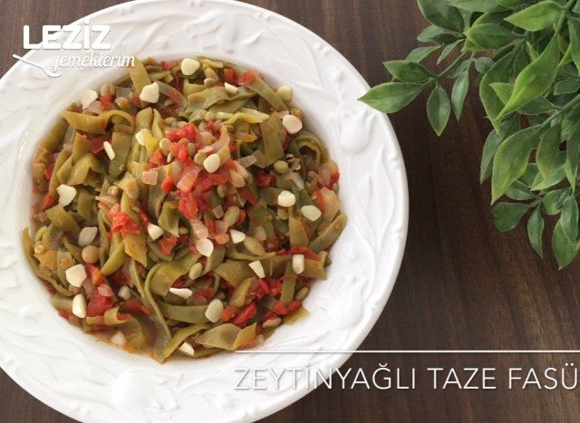Zeytinyağlı Taze Fasülye Tarifi (Videolu Anlatım)