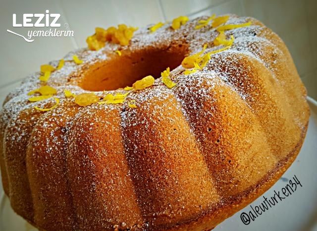 Nişastalı Pamuk Kek (Limonlu Ve Üzümlü)