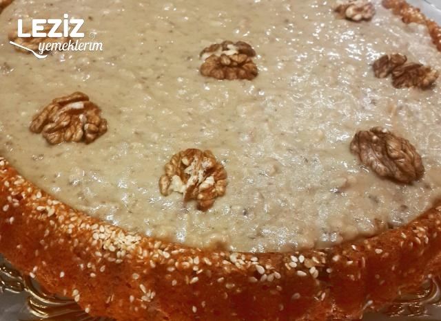 Tart Kalıbında Tahinli Kek