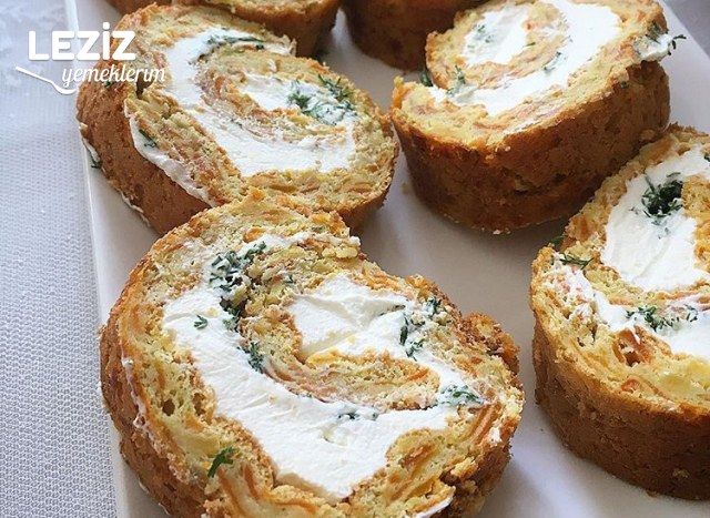 Havuçlu Labneli Tuzlu Kek