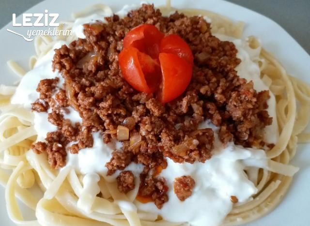 Kıyma Soslu Makarna