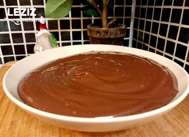 Yumurtasız Çikolatalı Yaş Pasta Kreması