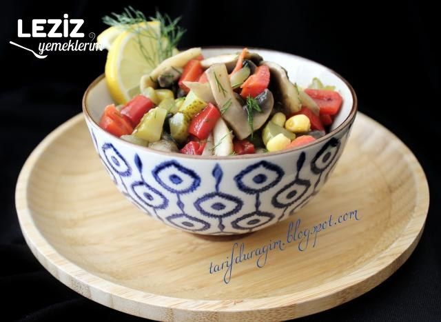 Mantar Salatası Yapılışı