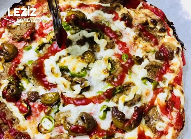 Bazlamadan  Pizza Tarifi