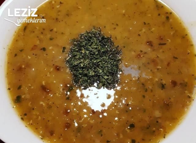 Siyah Bulgurlu Mercimek Çorbası