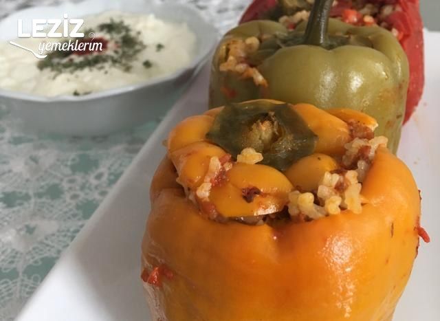 Renkli Ve Etli Biber Dolması