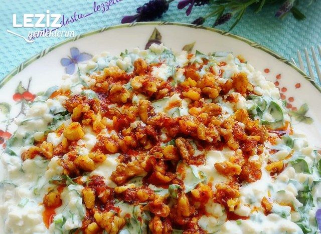 Ispanaklı Cevizli Buğday Salatası