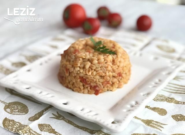 Domatesli Bulgur Pilavı Yapımı