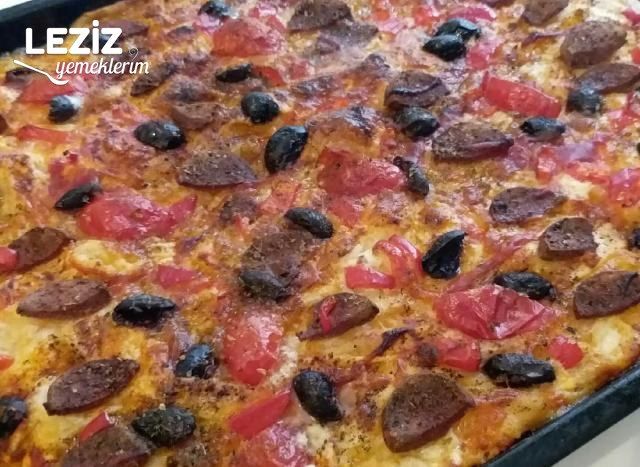 Pizza Börek Yapılışı