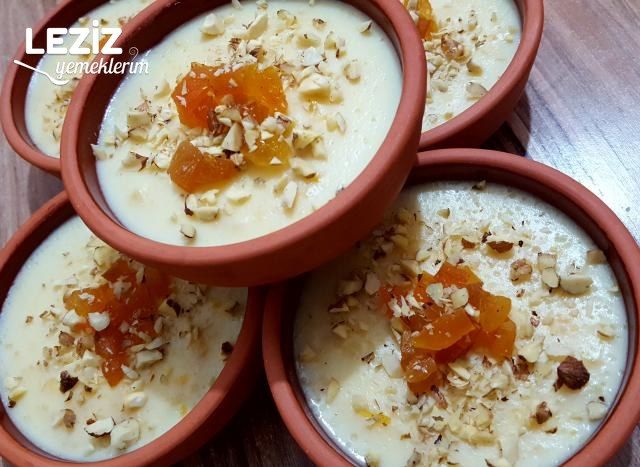 Kayısılı Sütlü Tatlı  (Çok Leziz)