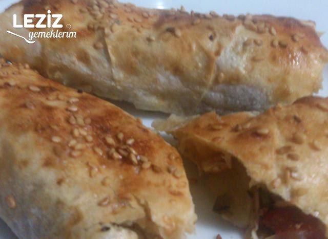 Patlıcanlı Börek Yapılışı