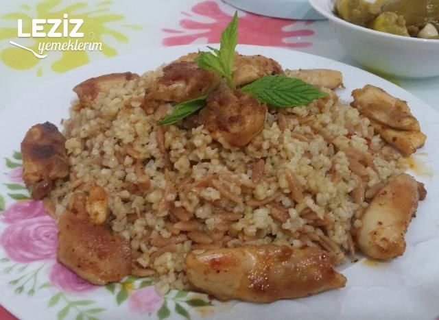 Şehriyeli Bulgur Pilavı Yapımı