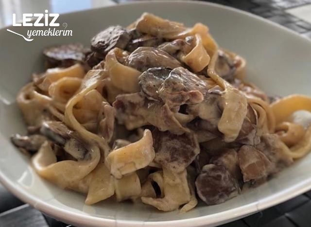 Mantarlı Kremalı Tagliatelle