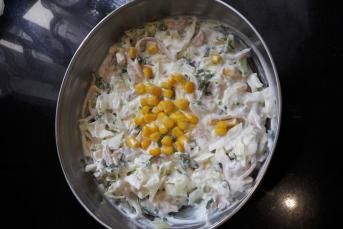 Tavuklu Göbek Salata
