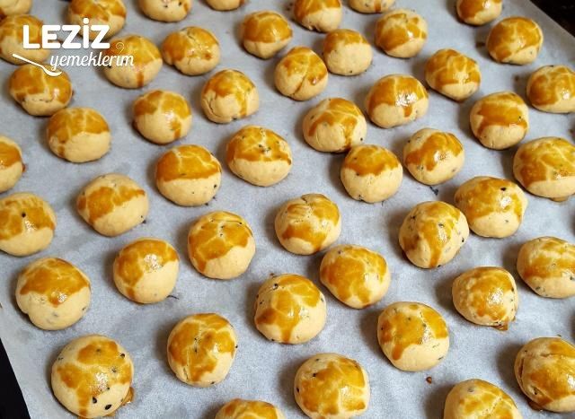 Mahlepli Kurabiye (Tek Lokmalık - Ağızda Dağılan)