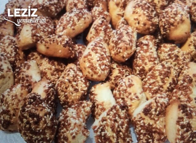 Kavrulmuş Susamlı Tuzlu Kurabiye