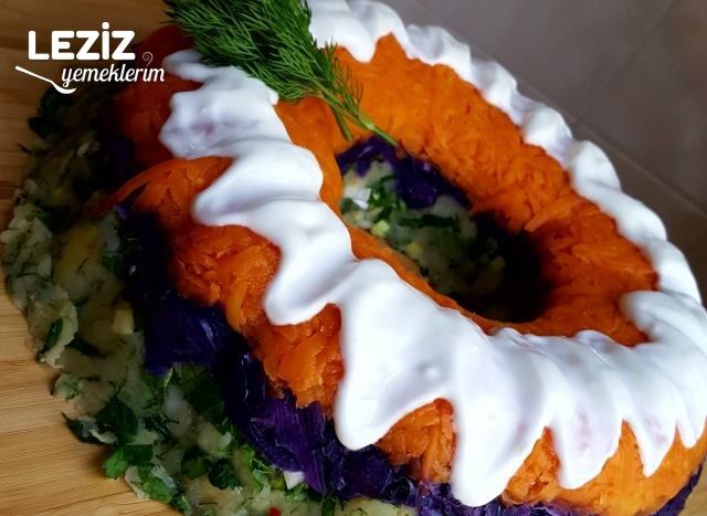Fresh Renk Cümbüşü Salata  (Kek Kalıbında)